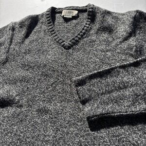J.Crew Lambswool V-Neck Sweater Men's Large Gray Heather Style 62206